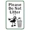 Signmission Safety Sign, 12 in Height, Aluminum, 18 in Length, 24878 A-1218-24878 - alternate 1